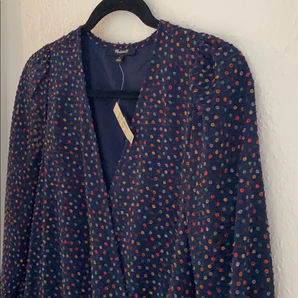 Madewell textured chiffon abstract top - Picture 3 of 3